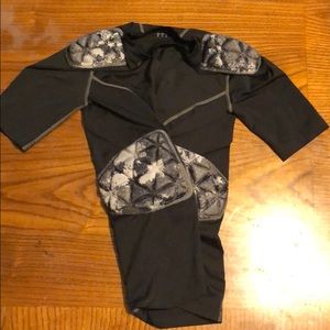 Black Adidas football padded undershirt